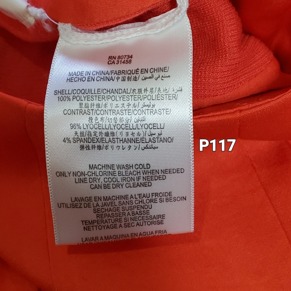 Bcbgmaxazria Bohemian Draped Jacket Full Zip Cruise Resortwear Orange Size‎  S - Picture 6 of 7